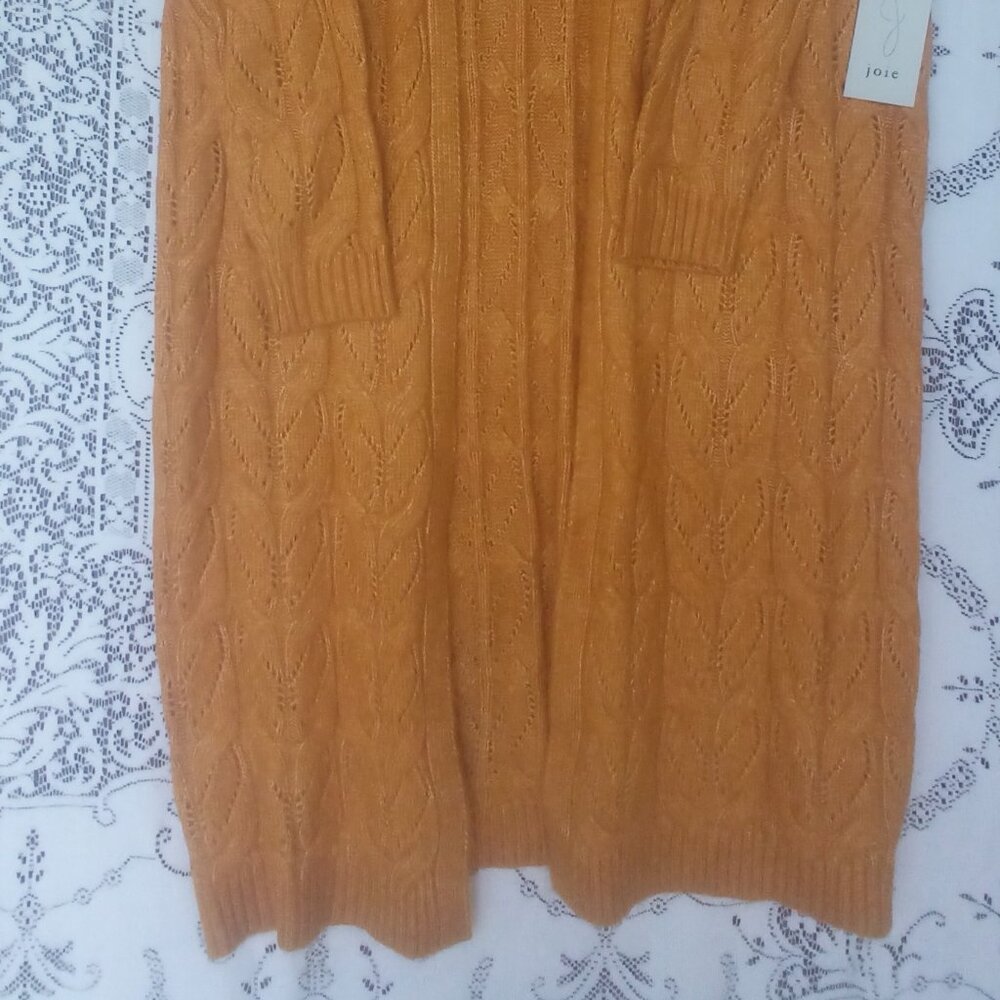 Joie Cardigan Crocheted Sweater Duster Autumn Size: M NWT - Picture 2 of 6